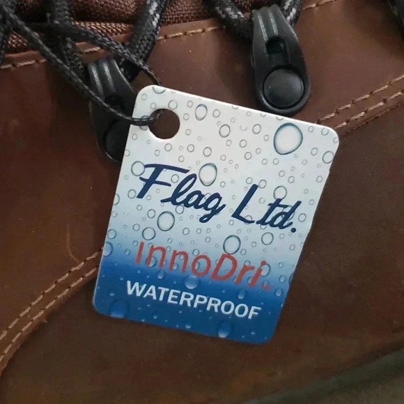 Sporty Men Rugged Lugsole Leather Waterproof Hiking Adventure Ankle Boots - Picture 3 of 9